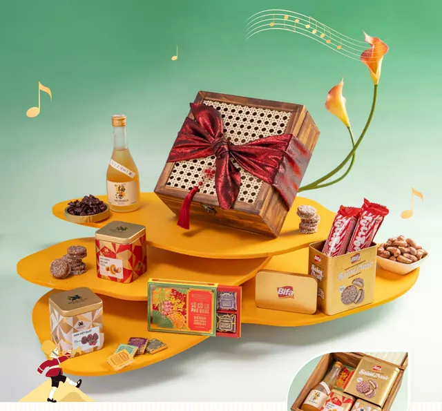 Set quà Bamboo Prosperity 2707